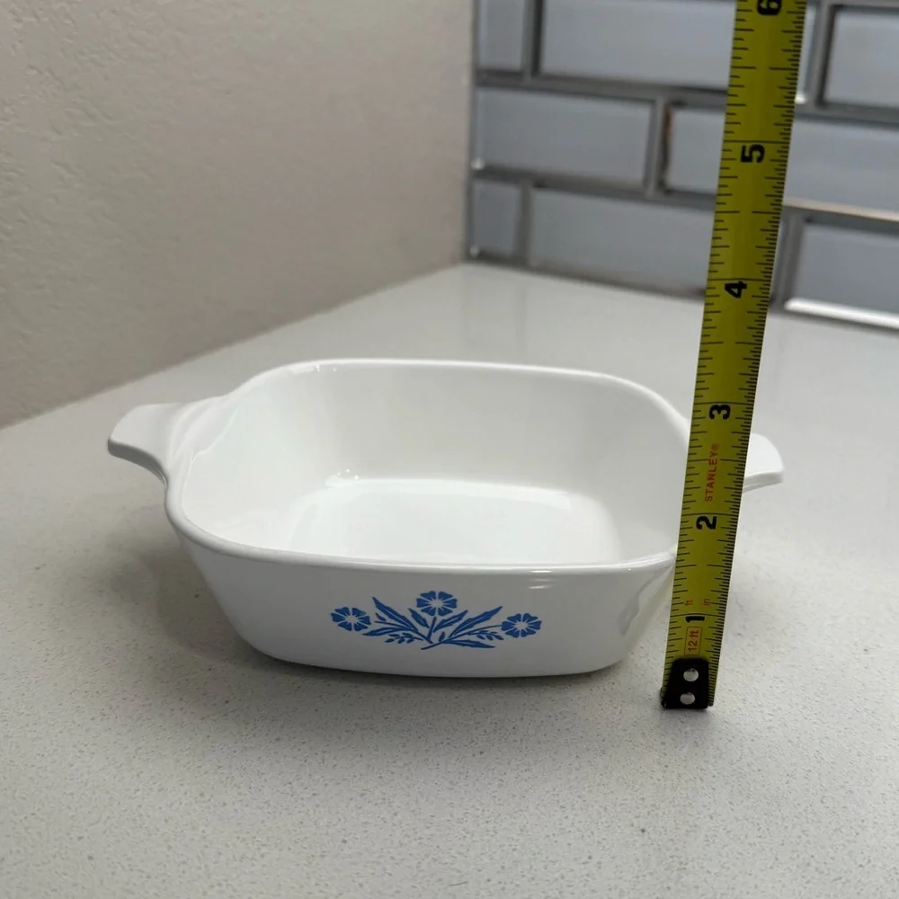 Vintage CorningWare Blue Cornflower Petite Pan 1960s MCM Mid-Century Modern